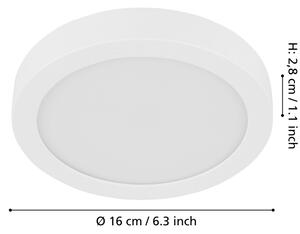 Eglo 900582 - stmievateľné LED stropné svietidlo FUEVA LED/11W/230V biela