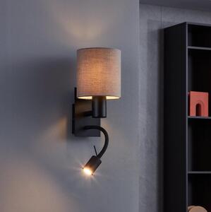 Eglo 900701 - LED Flexibilné svietidlo PASTERI 1xE27/40W/230V + LED/3,8W hnedá