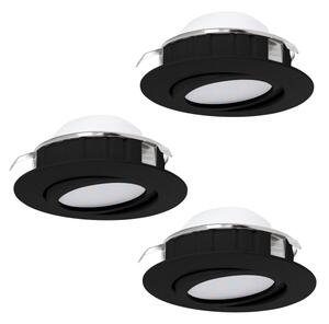 Eglo 900749 - SADA 3x LED Stmievateľné podhľadové svietidlo PINEDA LED/5,5W/230V