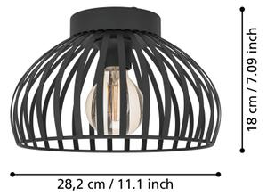 Eglo 900792 - Stropné svietidlo MOGANO 1xE27/40W/230V pr. 28 cm