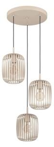 Eglo 900687 - Luster na lanku ROMAZZINA 3xE27/40W/230V béžová