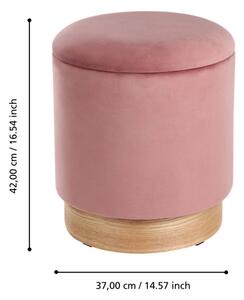 Eglo 424031 - SADA 2x Taburet MASHIKE pr. 30,5/37 cm ružová