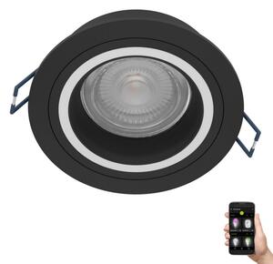 Eglo 900764 - LED RGBW Stmievateľné podhľadové svietidlo CAROSSO-Z 4,7W/230V čierna