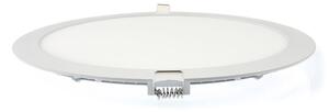 LED panel kruhový - 300x300x17mm vstavaný - 24W - 230V - 1900Lm - teplá biela BERGE