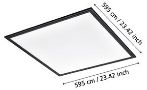 Eglo 900819 - LED Stropné svietidlo SALOBRENA LED/33W/230V 60x60 cm čierna