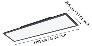 Eglo 900821 - LED Stropné svietidlo SALOBRENA LED/33W/230V 120x30 cm čierna