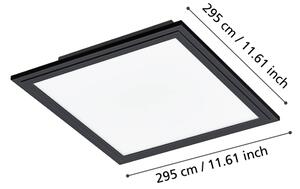 Eglo 900817 - LED Stropné svietidlo SALOBRENA LED/14W/230V 30x30 cm čierna