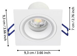 Eglo 900765 - LED RGBW Stmievateľné podhľadové svietidlo CAROSSO-Z 4,7W/230V biela