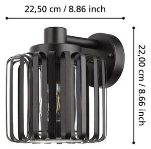 Eglo 900672 - Vonkajšie nástenné svietidlo SELINUS 1xE27/40W/230V IP65
