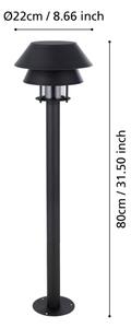 Eglo 900803 - Vonkajšia lampa CHIAPPERA 1xE27/40W/230V 80 cm IP65
