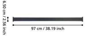 Eglo 900678 - LED Vonkajšie nástenné svietidlo NEVIANO 2xLED/11W/230V 3000K IP55