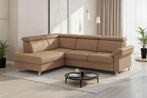 ROHOVÁ SEDAČKA, koža, cappuccino Sit & More - Sedačky, Online Only