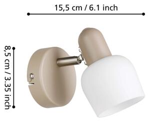 Eglo 900714 - Nástenné bodové svietidlo CORATO 1xE14/18W/230V