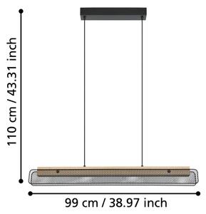 Eglo 900702 - LED RGBW Stmievateľný luster na lanku KOKOMO-Z LED/34W/230V