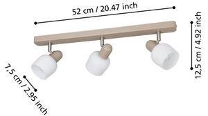 Eglo 900716 - Bodové svietidlo CORATO 3xE14/18W/230V