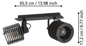 Eglo 900741 - Bodové svietidlo SEGOVIA 2xE27/40W/230V
