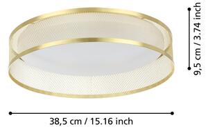 Eglo 900796 - LED Stropné svietidlo LUPPINERIA LED/20W/230V zlatá