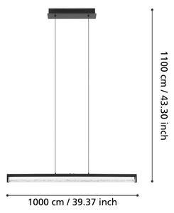 Eglo 900895 - LED Stmievateľný luster na lanku CARDITO LED/36W/230V