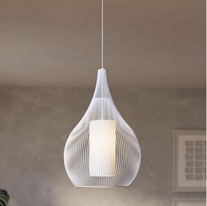 Eglo 900829 - Luster na lanku RAZONI 1xE27/40W/230V biela