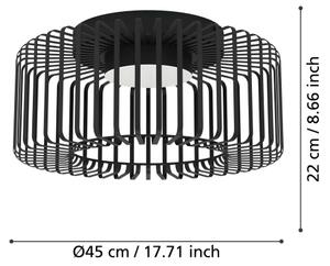Eglo 900722 - LED RGBW Stmievateľné stropné svietidlo GINESTRONE-Z LED/22W/230V