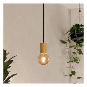 Eglo 900801 - Luster na lanku POZUETA 1xE27/40W/230V hnedá