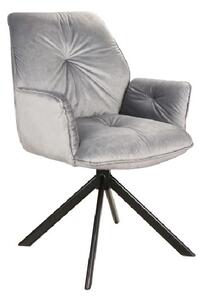 Otočná stolička JADRANA 2 - šedá / čierna