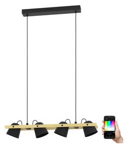 Eglo 900883 - LED RGBW Stmievateľný luster na lanku HORNWOOD-Z 4xLED/3,7W/230V