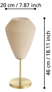 Eglo 900814 - Stolná lampa CAPRAROLA 1xE27/40W/230V