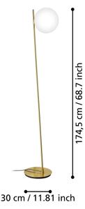 Eglo 900869 - Stojacia lampa RONDO 1xE27/40W/230V
