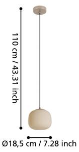 Eglo 900893 - Luster na lanku COMINIO 1xE27/40W/230V
