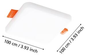 Eglo 900967 - LED Kúpeľňové podhľadové svietidlo RAPITA 5,5W/230V 10x10 cm IP65