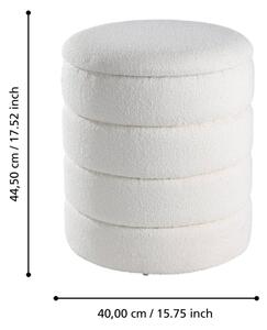 Eglo 424125 - SADA 2x Taburet AMPAHAKA pr. 33,5/40 cm biela