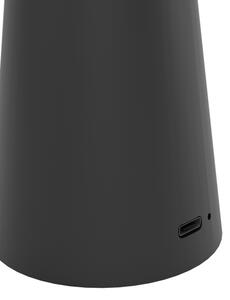 Eglo 900925 - LED Stmievateľná vonkajšia lampa PICCOLA 2,8W/5V 5200mAh IP54 čierna