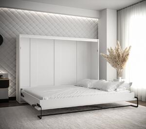Horizontálna výklopná posteľ HAZEL 160 - biela / old style