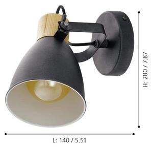 Eglo 901174 - Bodové svietidlo COSWARTH 1xE27/25W/230V