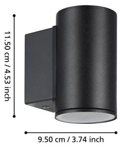 Eglo 900995 - LED Vonkajšie nástenné svietidlo IZZALINI 1xGU10/2,8W/230V IP44