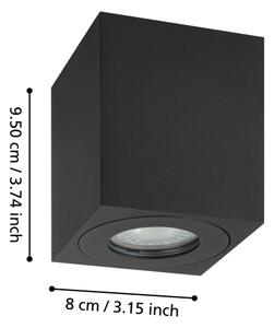 Eglo 901029 - Vonkajšie bodové svietidlo TORRECOLA 1xGU10/5W/230V 8x8cm IP44