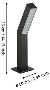 Eglo 900992 - LED Vonkajšia lampa UGENTO 2xLED/4,5W/230V IP44
