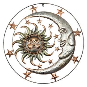 Závesná dekorácia kovové slnko + mesiac Prodex