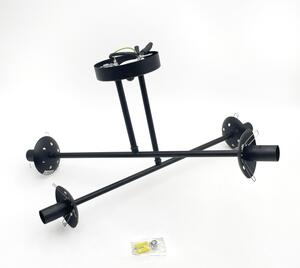 Brilagi - Prisadený luster MALIVA 4xE14/15W/230V čierna/číra