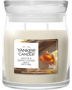 Yankee Candle Amber & Sandalwood vonná sviečka 368 g