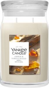 Yankee Candle Amber & Sandalwood vonná sviečka 567 g