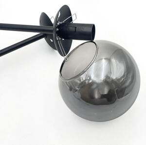 Brilagi - Prisadený luster MALIVA 4xE14/15W/230V čierny/dymový