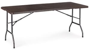 Bestent Cateringový stôl skladací 180cm Wooden Brown