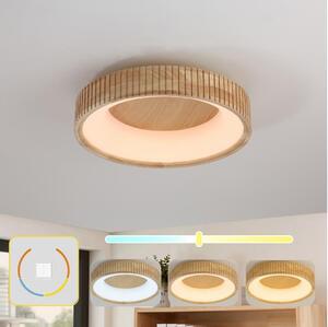 Brilagi - LED stropné svietidlo FALCON WOOD MODERN LED/30W/230V pr. 45 cm drevo