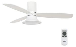 Lucci Air 210661-LED Stmievateľný ventilátor FLUSSO 1xGX53/18W/230V drevo/biela + DO