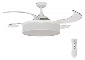 FANAWAY 511030 - LED Stropný ventilátor FRASER 3xE27/20W/230V biela + DO