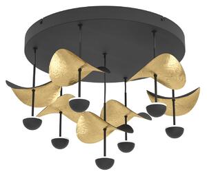 Stropné Lampa Stars of Light, Dracera, stmievateľné, Čierna, Obývacia izba, Kov, Moderný