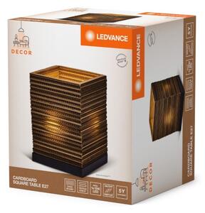 Ledvance - Stolná lampa DECOR CARDBOARD 1xE27/15W/230V 20x20 cm