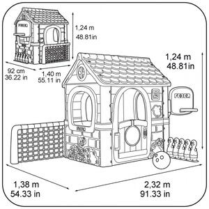 Záhradný domček s hrami 6v1 Feber | jaks